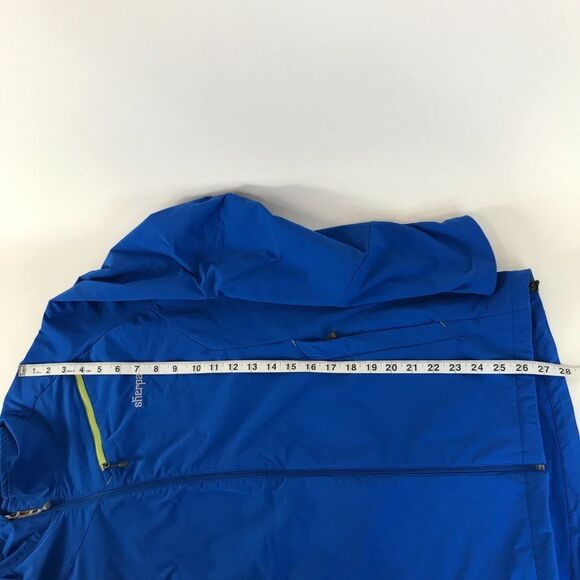 Sherpa Adventure Gear Full Zip Jacket Men's Medium Blue Pockets Mock Neck Winter - Picture 11 of 14